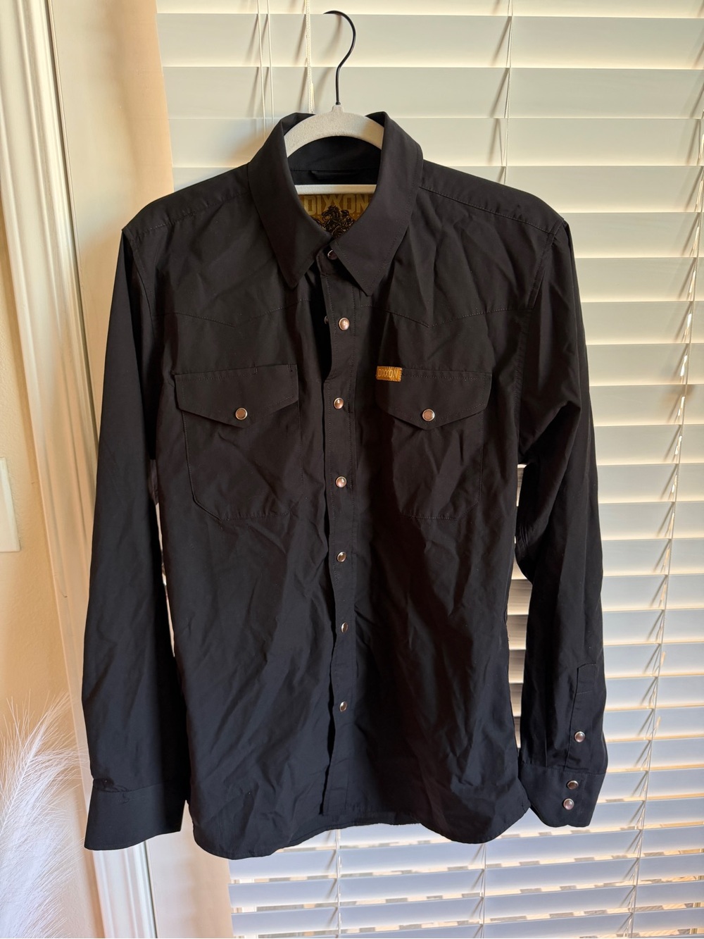 DIXXON Black Long Sleeve Western Shirt